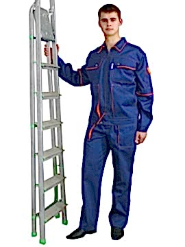 Костюм мужской рабочий: куртка К-1-16-2, брюки БРМ-2-1-4