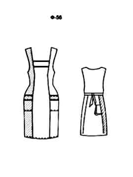 Фартук-сарафан модель Ф-56