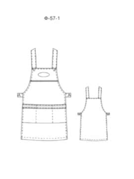 Фартук-сарафан модель Ф-57-1