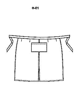 Фартук без нагрудника модель Ф-61