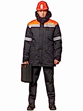 Костюм мужской утепленный: куртка модель К-5-2 и брюки БРМ-3