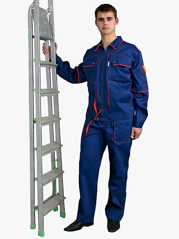 Костюм мужской рабочий: куртка К-1-16-2, брюки БРМ-2-1-4