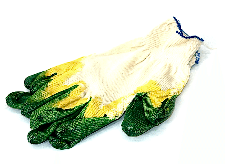 Перчатки х/б с двойным латексным покрытием ладони